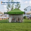 10x10FT Instant Pop Up Canopy Tent - Complete 4-Wall Commercial Shelter for Outdoor Events - 4 of 4