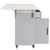 Rolling Kitchen Island With Trash Can And Storage Cabinet,Kitchen Cart With Adjustable Shelf,Spice Rack,Towel Rack And Drawer -Maison Boucle - 4 of 4