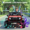 24V Electric Truck with Parent Remote Control, Spring Suspension, 2 Speeds, LED Headlight & Music Player, Kids Electric Vehicle for Aged 3-8 Years - 4 of 4