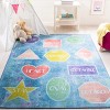 Kids Playhouse KPH201 Power Loomed Machine Washable Slip Resistant Rugs - Safavieh Kids - 2 of 4