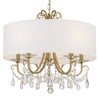 Crystorama Lighting Othello 5 - Light Chandelier in  Vibrant Gold - 2 of 3