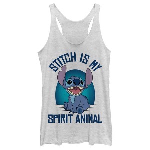 Women's Lilo & Stitch My Spirit Animal Racerback Tank Top - 1 of 4