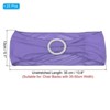 Unique Bargains Polyester Wedding Decoration Stretch Chair Sashes Bows 25 Pcs - 2 of 4