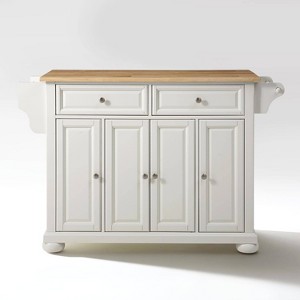 Alexandria Wood Top Full Size Kitchen Island/Cart - Crosley - 1 of 4