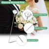 Unique Bargains Stainless Steel Clear Diamond Wedding Corsage Boutonnieres Pins - 2 of 4