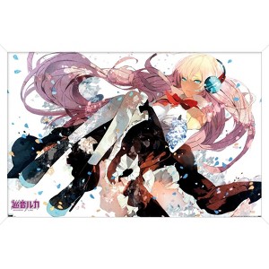 Trends International Hatsune Miku - Megurine Luka Framed Wall Poster Prints - 1 of 4