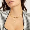 Adornia Gold 2-PIECE Butterfly and Clover Necklace HOLIDAY Set - 2 of 3