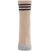 Memoi Women's Striped Cuff Heavy Sweater Knit Crew Socks - 2 of 4