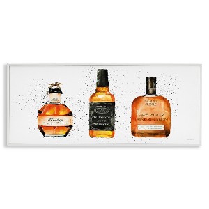 Stupell Industries Funny Phrases Whiskey Bottles, 30" x 13" - 1 of 4
