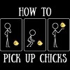 Men's Design By Humans How to Pick Up Chicks By woodsgoods T-Shirt - 2 of 2