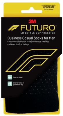 Futuro Business Casual Socks - Black - Medium : Target