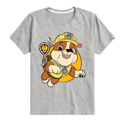 Boys' - Paw Patrol - Rubble Sketch Short Sleeve Graphic T-Shirt - image 1 of 4