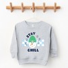 Stay Chill Checkered - Toddler Graphic Sweatshirt - 2 of 4