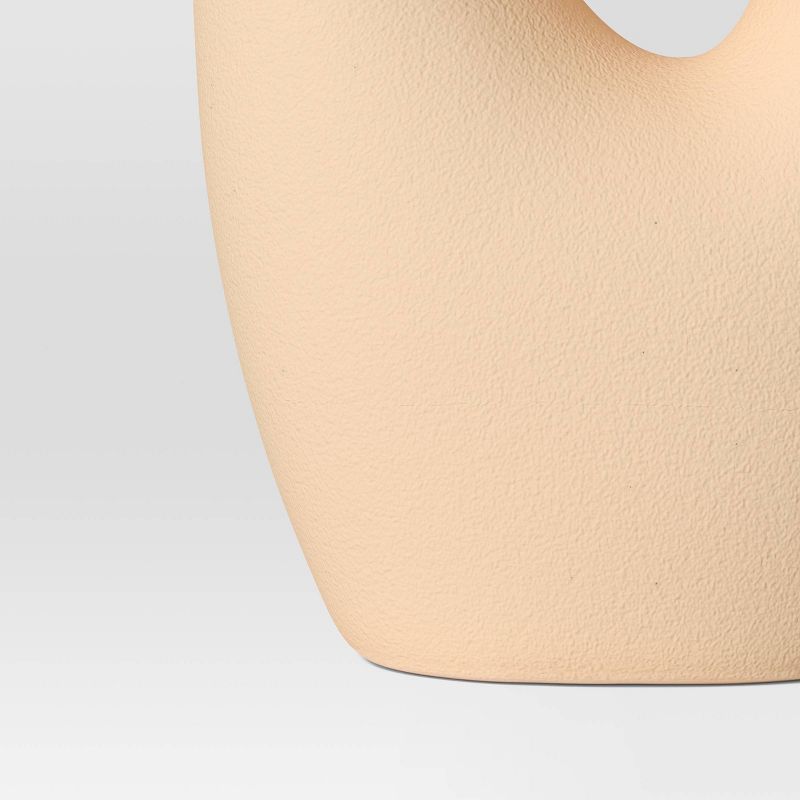 Ceramic Organic Modern Ring Vase - Threshold&#8482;, 4 of 5