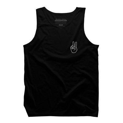 Men's Design By Humans peace By desiredesign Tank Top
