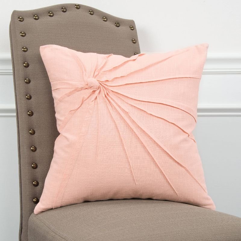 18&#34;x18&#34; Square Throw Pillow Cover Pink - Rizzy Home, 6 of 7