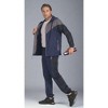 Men’s Colorful Hooded Windbreaker Sweatsuit Meshed Lined Nylon Water Repellent GYM Outfit - 3 of 4