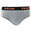 French Connection Men's 4 Pack 360 Stretch Hip Briefs - Premium Underwear for Men in Black, Grey, Dark Grey, Black/Orange Size: XX Large - 4 of 4