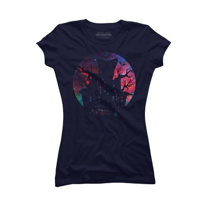 Junior's Design By Humans Halloween home By durungkapok T-Shirt