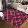 Plaid Area Rug Washable Rug Non Slip Backing Xmas Area Rug Indoor Soft Christmas Area Rug for Living Room Bedroom Nursery - 3 of 4