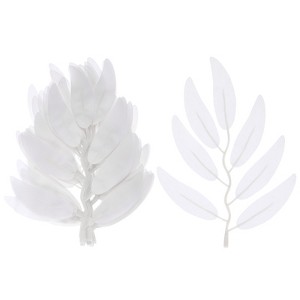 Unique Bargains Artificial Willow Leaves 100 Pcs - 1 of 4