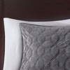 Sapphtopaz Bedding Comforter Set Elegant Velvet Cotton Geometric Quilting Quilt Set 3 Piece 1 Quilt, 2 Pillow Shams - 3 of 4