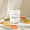Sweet Water Decor Pink Grapefruit 11oz White Jar with Wood Lid - 2 of 3