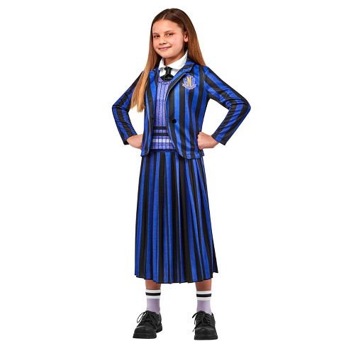 Girls Wednesday Addams Nevermore Academy Costume - Addams Family