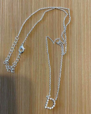 Sterling Silver with Multi Cubic Zirconia Pendant Necklace - A New Day™  Silver