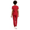 Hey Collection Women’s 5-Pocket Medical Scrub Set – V-Neck Top & Straight Leg Pants, Comfortable Flexible Nursing Uniforms - 2 of 4