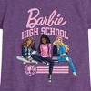 Girls' - Barbie - High School Dolls Fitted Short Sleeve Graphic T-Shirt - 2 of 4