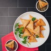 Sukhi's Indian Potato & Pea Vegetarian Samosa Frozen Appetizer Snack with Cilantro Chutney Dipping Sauce - 10oz - 2 of 4