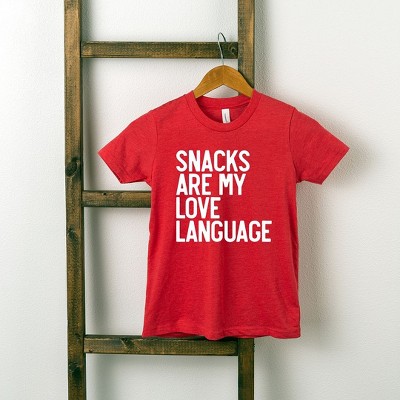 The Juniper Shop Snacks Are My Love Language Youth Short Sleeve Tee