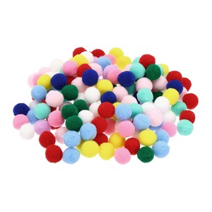 Unique Bargains Creative DIY Craft Decoration High Elastic Supplies Pom Poms 0.6" - 1 of 4