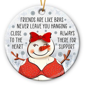 Friendship Christmas Ornaments 2025, Funny Friends Gifts for Hanging Christmas Decorations - 1 of 4