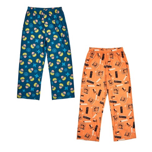 Naruto Main Character Icons Boy s 2 pack Sleep Pajama Pants Target