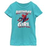 Girl's Spider-Man Classic Birthday Girl T-Shirt