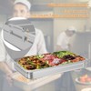 COZONY 6-Pack Stainless Steel Hotel Pans with Lids, Commercial Grade Food Storage Containers Catering Trays for Buffet Service and Kitchen Use - 3 of 4