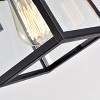 Chloe Lighting Orly Transitional 1 Light Textured Black Outdoor Wall Sconce 11" Height - 2 of 4