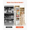 VEVOR Over the Door Pantry Organizer, 8-Tier Pantry Organization and Storage, Heavy-Duty Steel Hanging Spice Rack, Black - 3 of 4