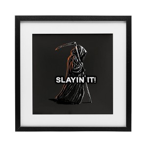 Stupell Industries Slayin' It Grim Reaper Framed Print Under Glass - 1 of 4