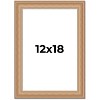 PosterPalooza | Weathered Yellow Picture Frame - UV Acrylic, Foam Board Backing, Hanging Hardware - 2 of 4