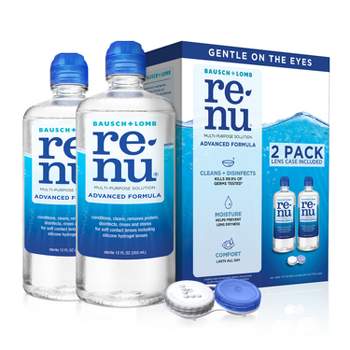 Renu Contact solution, Advanced Triple Disinfectant Formula