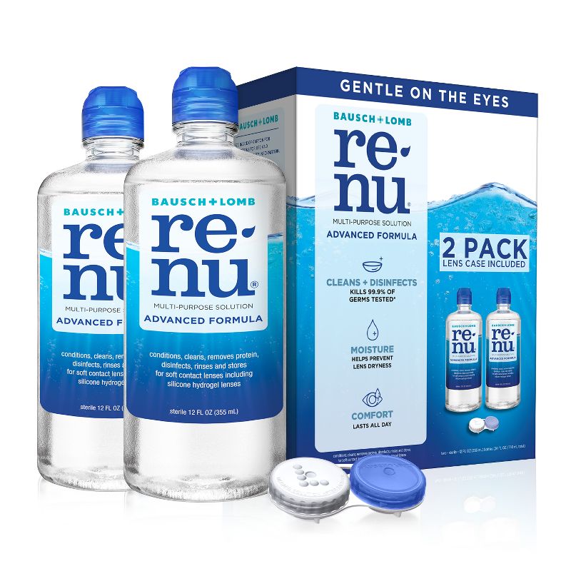 Renu Contact solution, Advanced Triple Disinfectant Formula, 1 of 10