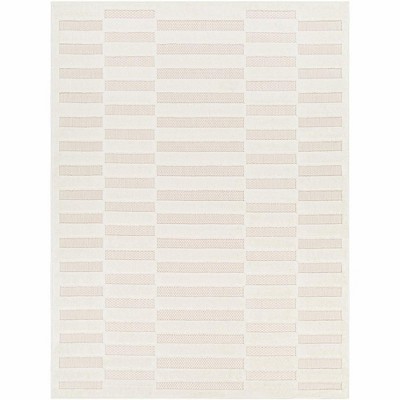Mark & Day Canoe Rectangle Woven Indoor and Outdoor Area Rugs Beige