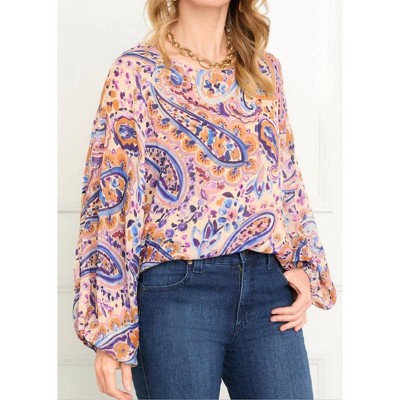 Women's Wo's Blouson Top - Karen Kane