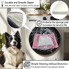 Artloge Luxury Pet Bed High-end Dutch Velvet Dog Bed Noble Pet Dog Cat Sofa Upholstered Cat Couch  with Washable Cover & Carved Headboard - 4 of 4
