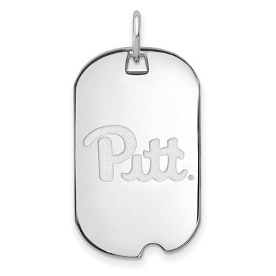 Black Bow Jewelry 14k White Gold Pittsburgh Panthers NCAA Pendant