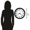 Howard Miller Kenwick Wall Clock 625485 Black Satin - 2 of 2