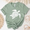 Simply Sage Market Turtle Mandala Short Sleeve Tee - S - Sage - 3 of 4
